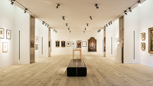 Ausstellungsansicht "das Beste. Ein Blick in die Sammlung", Angelika Kauffmann Museum Schwarzenberg, Foto Marion Hirschbühl