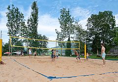 beach volleyball court at schwarzenberg pool, Foto: Gabi Metzler Photography